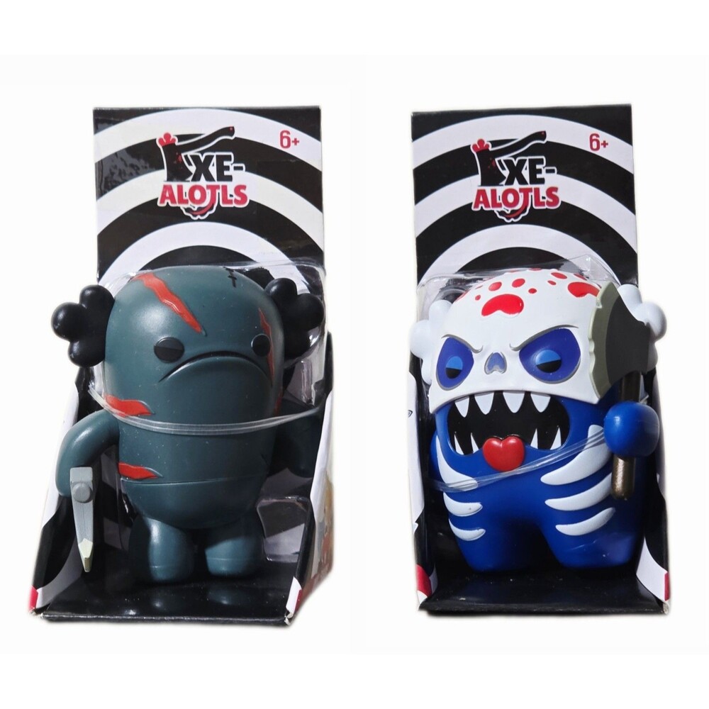2 Axe-Alotls Mini Vinyl Figures Voodoo & Swiperr Series 1